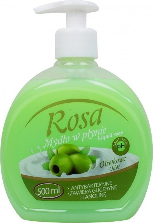 Rosa Antybakteryjne Mydło W Płynie Oliwkowe 500ML 1
