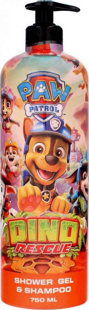 Bi-es Kids Żel pod prysznic i szampon 2w1 Paw Patrol Dino Rescue 750ml 1