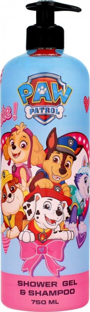 Bi-es Kids Żel pod prysznic i szampon 2w1 Paw Patrol So Cute 750ml 1