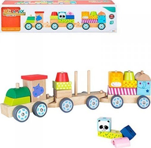 BigBuy Fun Gra Zręcznościowa dla Maluchów 41 cm Pociąg Drewno (18+ miesięcy) 1