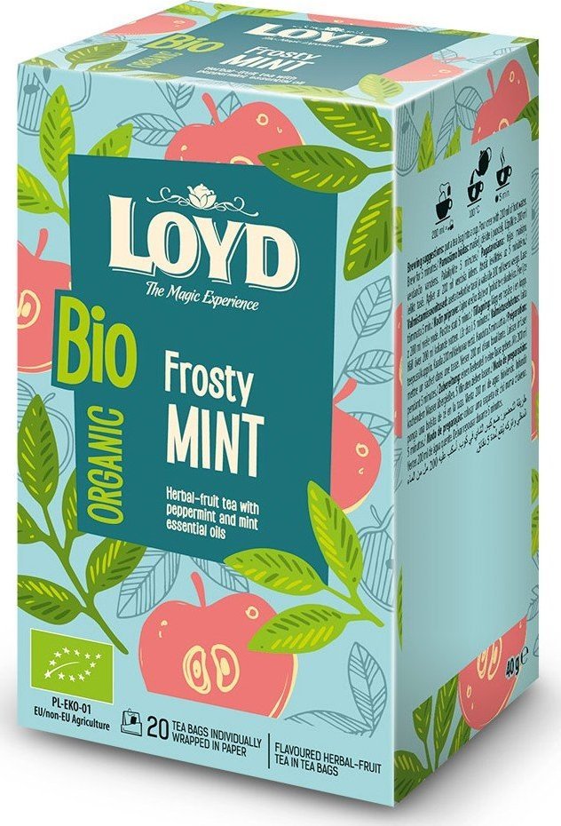LOYD Herbatka BIO Organic Frosty Mint 20 torebek 1