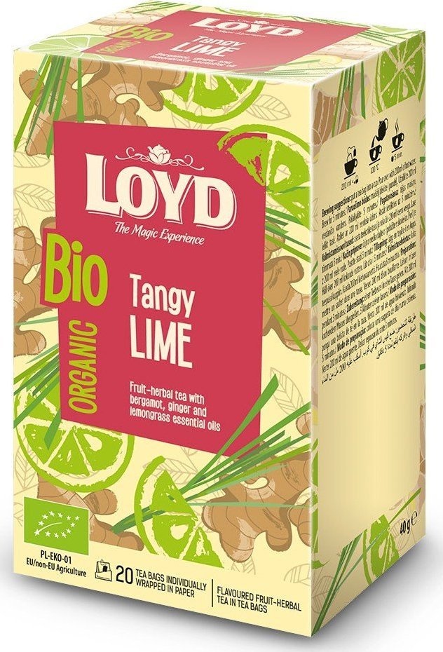 LOYD Herbata BIO Organic Tangy Lime 20 torebek 1