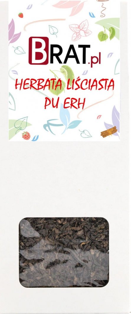 Brat Herbata LIŚCIASTA Pu Erh 50g NATURALNA BEZ DODATKÓW 1