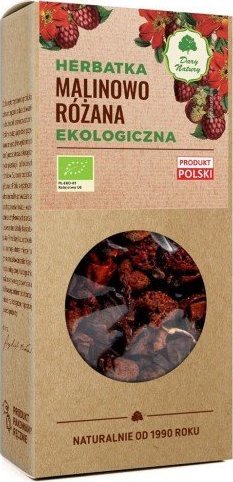 Dary Natury HERBATKA MALINOWO - RÓŻANA BIO 100 g - DARY NATURY 1