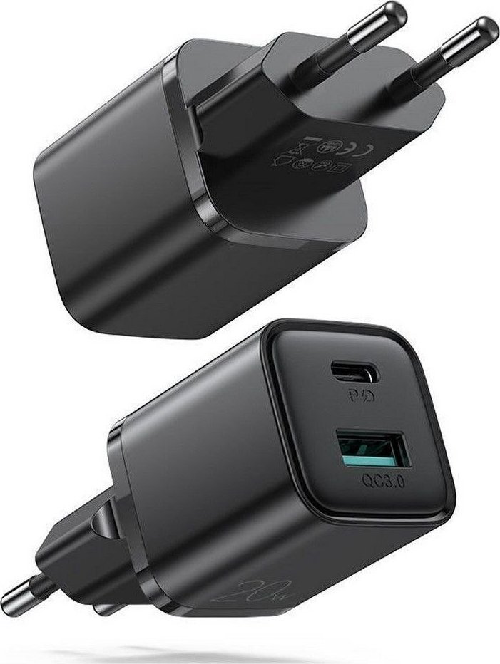 Ładowarka Joyroom Ładowarka Sieciowa 2-porty Joyroom USB / USB-typ C PD20W/QC3.0 1