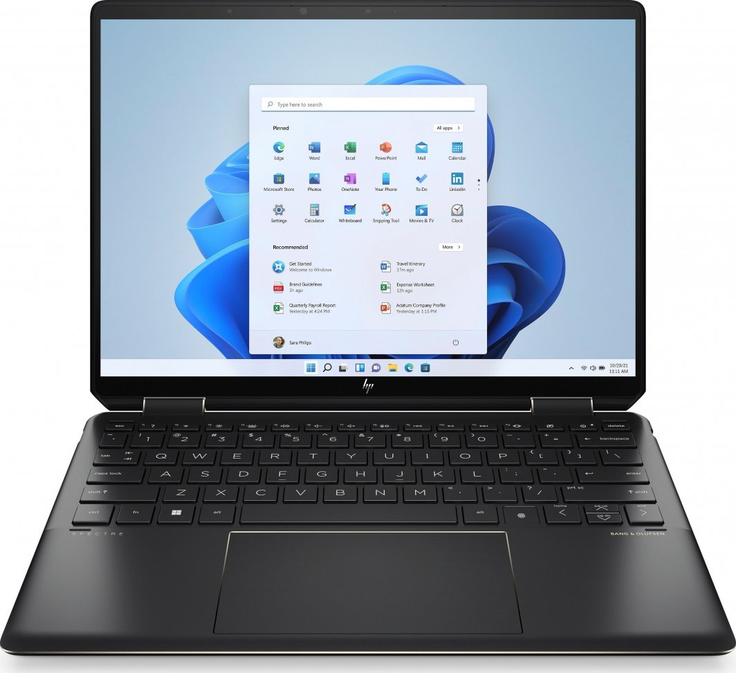 Laptop HP HP Spectre x360 14-ef0124nw i7-1255U 13,5" 500nits 16GB LPDDR4x 4266MHz SSD1TB Intel Iris Xe Graphics W11Pro Black 1