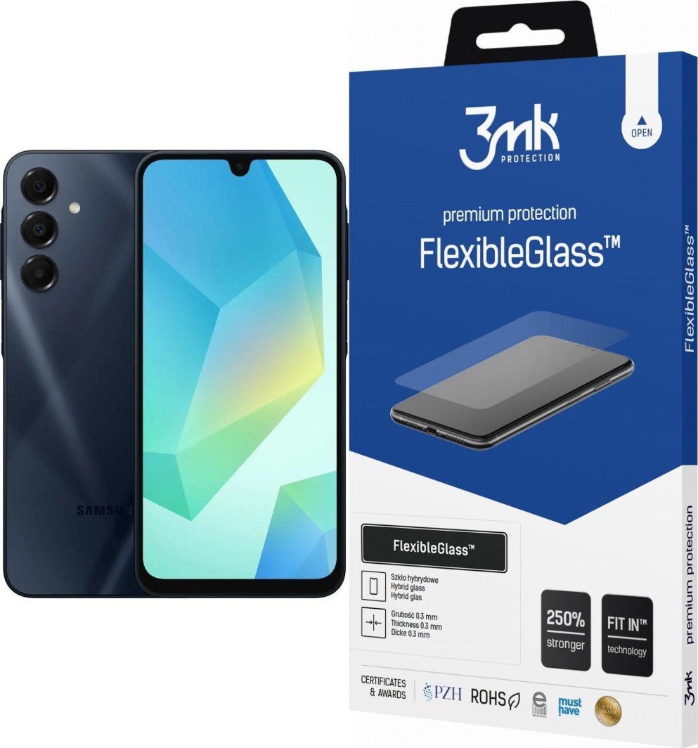 Smartfon Samsung Galaxy A16 8/256GB Czarny  (M0805388) + FlexibleGlass 1