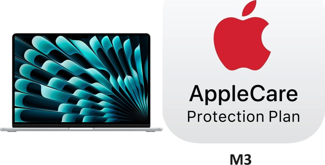 Laptop Apple Laptop Apple MacBook Air 15 M3 / 24 GB / 512 GB (MC9J4ZE/A) + AppleCare Protection Plan dla 15-inch MacBook Air (M3) 1