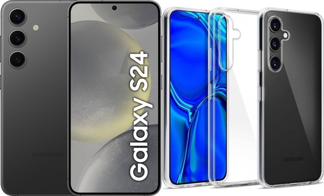 Smartfon Samsung Galaxy S24 5G 8/128GB Czarny  (SM-S921BZK) + Etui Clear Case 1