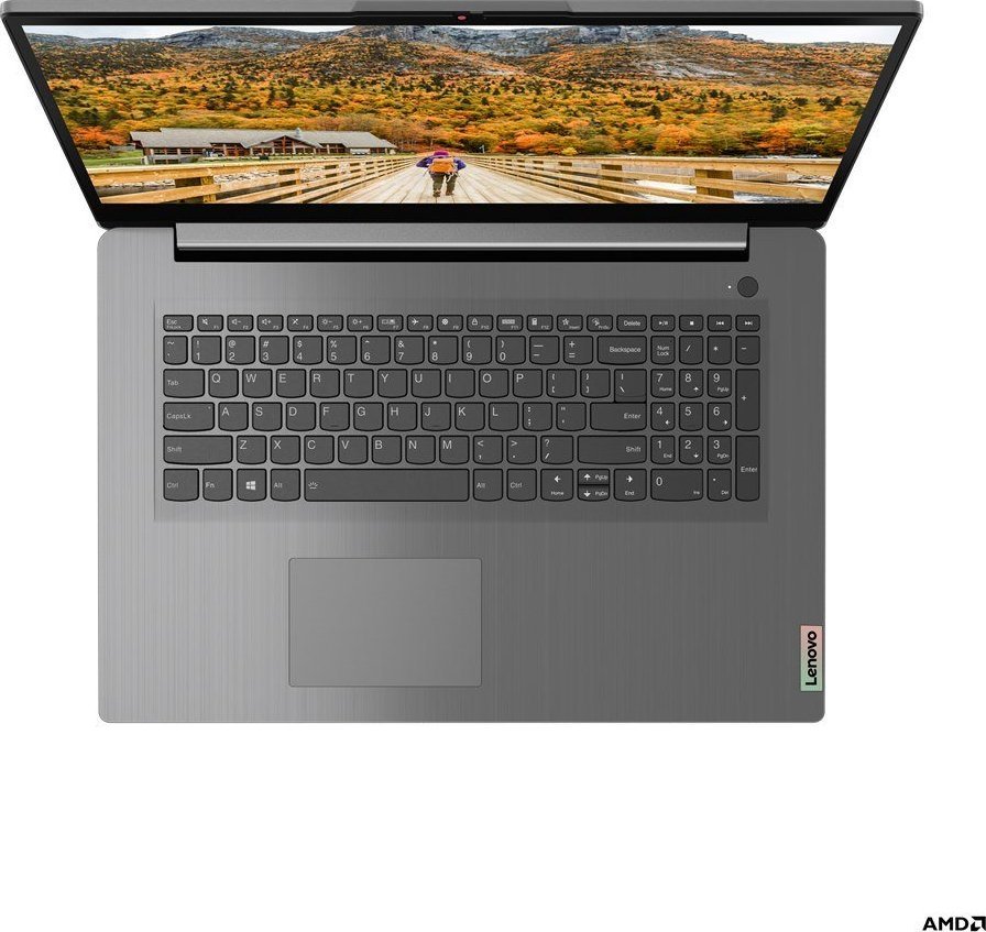 Laptop Lenovo Lenovo IdeaPad 3 17ALC6 Ryzen 5 5500U 17.3" FHD IPS 300nits AG 8GB DDR4 3200 SSD512 AMD Radeon Graphics Win11 Arctic Grey 1