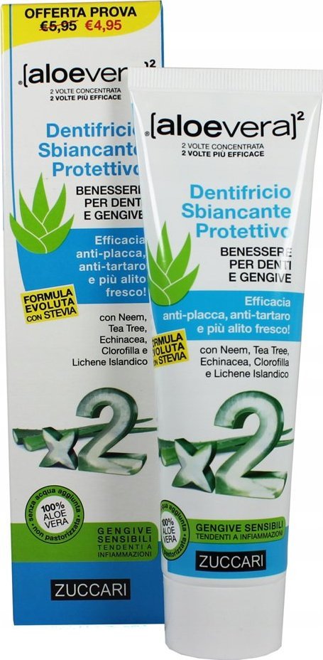 Zuccari Aloesowa wybielająca pasta do zębów - 100 ml || Oficjalny sklep MedFuture 1