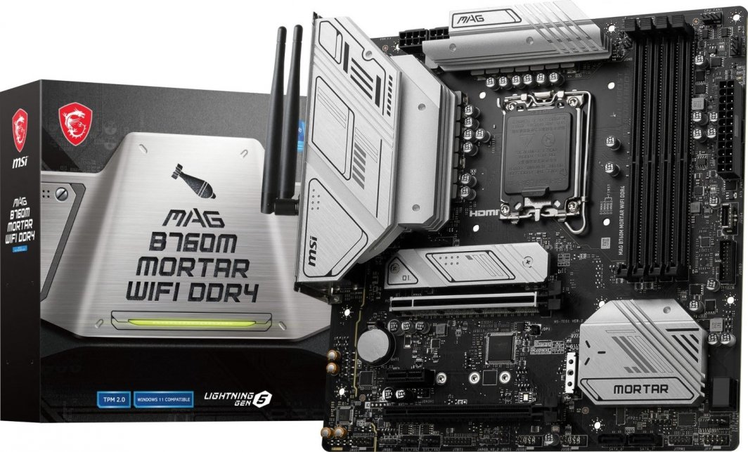 MSI MAG B760M MORTAR WIFI DDR4 - Płyta Główna - Morele.net