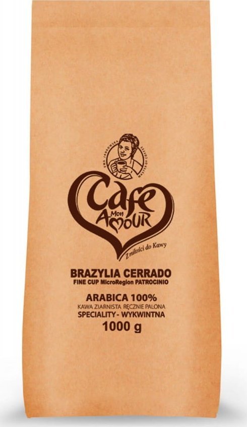 Kawa ziarnista Cafe Mon Amour KAWA ZIARNISTA BRAZYLIA CERRADO 1000G - CAFE MON AMOUR 1