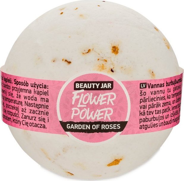 Beauty Jar Musująca kula do kąpieli Beauty Jar Flower Power Garden of Roses (150 g) 1