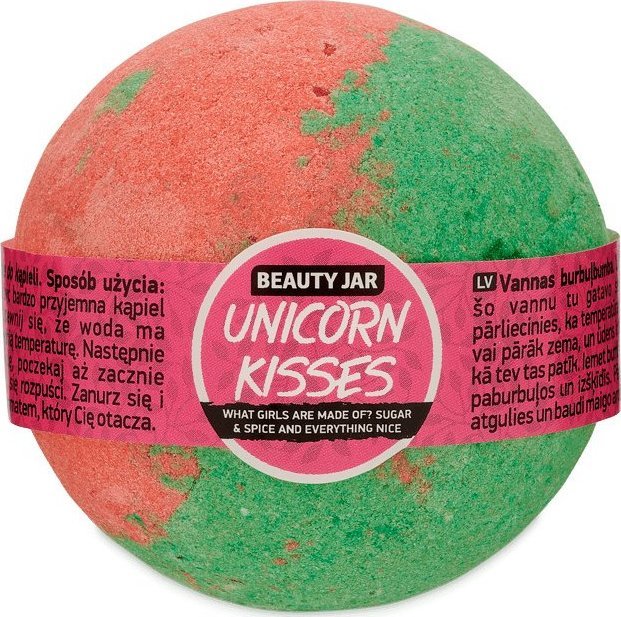 Beauty Jar Musująca kula do kąpieli Beauty Jar Unicorn Kisses (150 g) 1