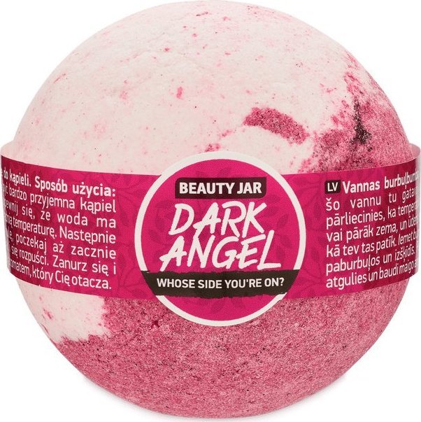 Beauty Jar Musująca kula do kąpieli z olejem migdałowym i witaminą E Beauty Jar Dark Angel (150 g) 1