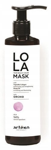 Artego Artego LOLA Your beauty color Maska odświeżająca kolor włosów Orchid, 200ml 1