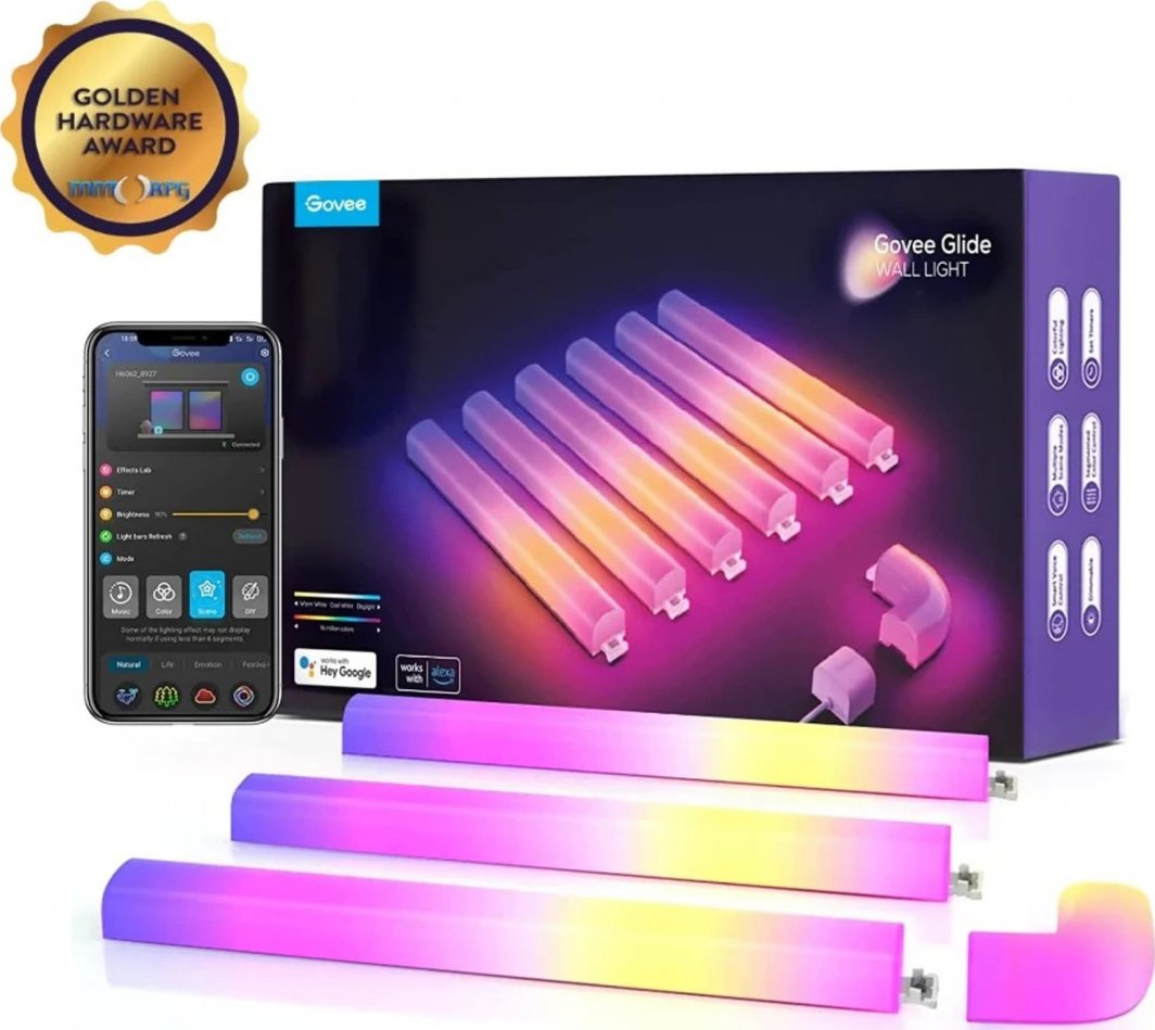 Taśma LED Govee Govee Glide (6+1) SMART LED, TV, Gaming, Home - RGBIC 1