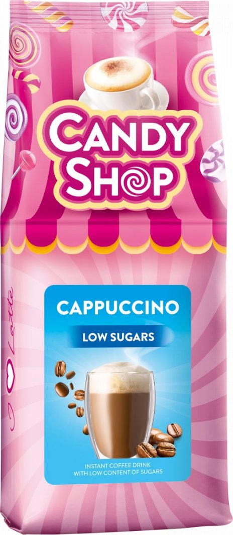 Mokate Candy Shop Cappuccino Low Sugars 400g 1