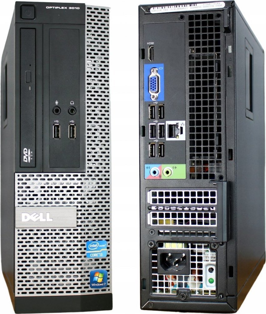 Komputer Dell Optiplex 3010 SFF Intel Core i3 16GB DDR3 256GB SSD DVD Windows 10 Pro 1