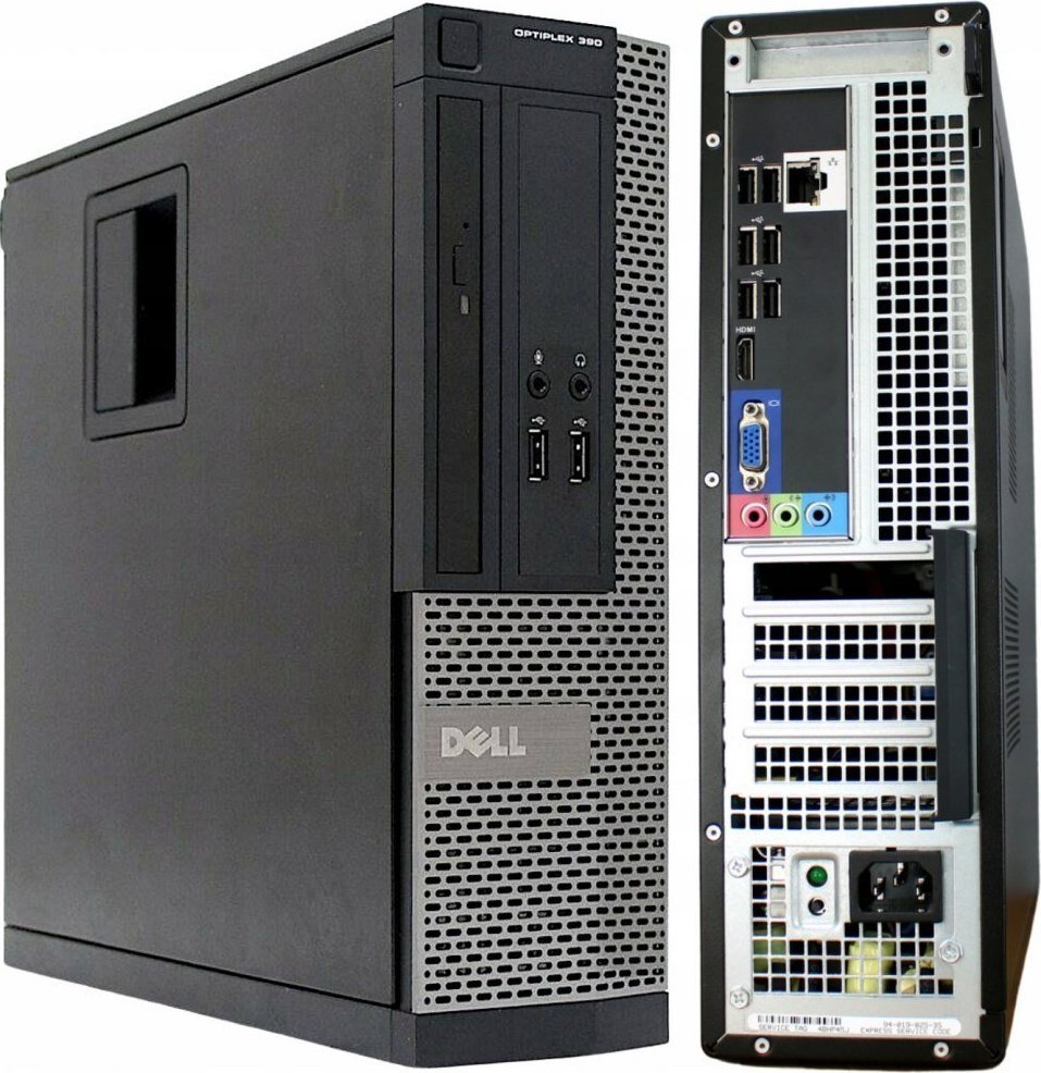 Komputer Dell Optiplex 390 DT Intel Core i3 8GB DDR3 500GB HDD Windows 10 Pro 1