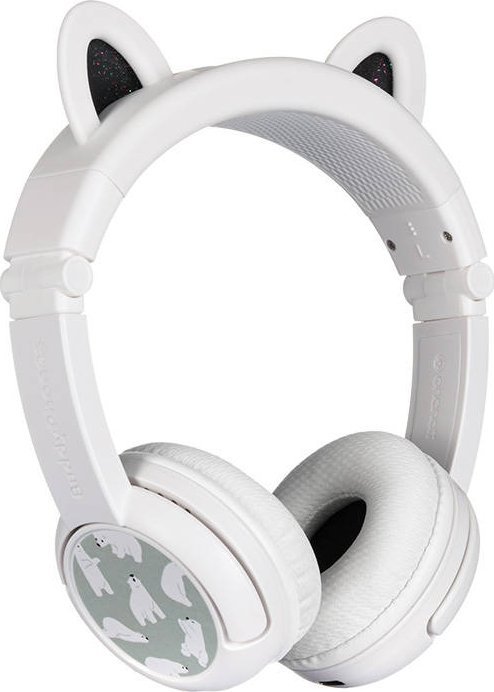 Słuchawki BuddyPhones Play Ears Plus Panda (BT-BP-PLAYP-EARS-BEA) 1