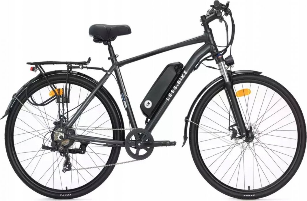 Rower elektryczny LESS.BIKE HF4.0 28" czarny 1