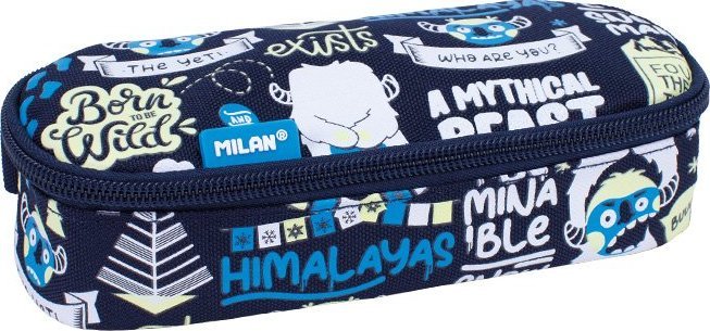 Piórnik Milan Piórnik owalny THE YETI 2 granatowy 1