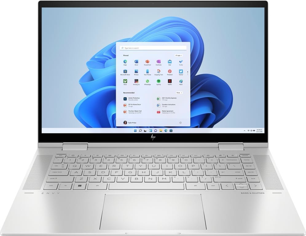 Laptop HP HP ENVY x360 Core i5-1240P | 15,6"-FHD-OLED-400-Touch | 16GB | 512GB | W11H | Srebrna 1
