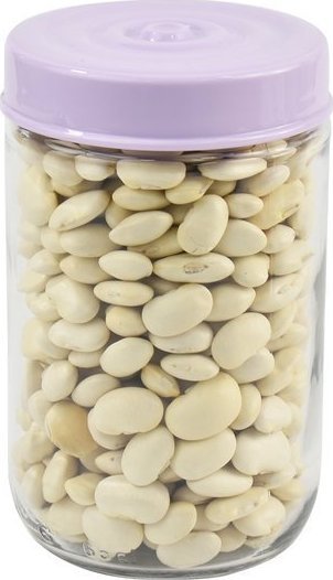 STALMAN Pojemnik szklany 660 ml z fioletową pokrywką 1