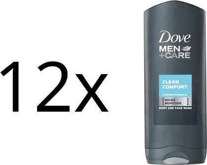 Dove  12x DOVE MEN PLUS CARE CLEAN COMFORT ŻEL POD PRYSZNIC 400 ML 1