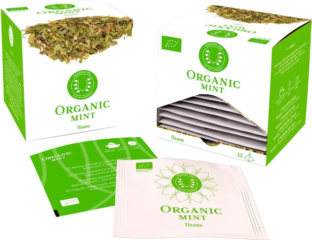 Cornella Herbata mięta CORNELLA Organic Mint Tisana 15 torebek 1