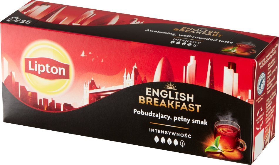 Lipton Herbata czarna English Breakfast 25 torebek 1