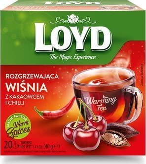 Loyd Herbatka Rozgrzewająca Wiśnia & Chilli (20 x 2g) 1