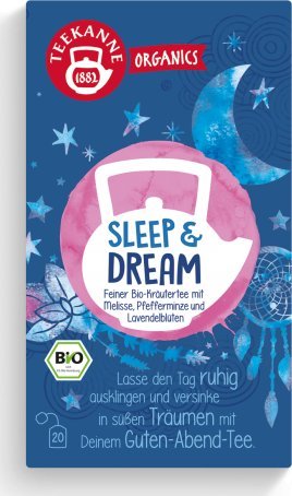 TEEKANNE Teekanne Organics Sleep & Dream Herbatka ziołowa 34 g (20 x 1,7 g) 1