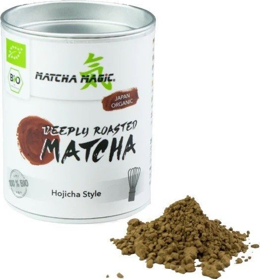 MATCHA MAGIC HERBATA ZIELONA MATCHA MOCNO PRAŻONA A'LA HOJICHA BIO 30 g - MATCHA MAGIC 1