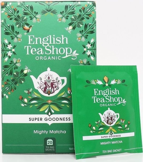 English Tea Shop HERBATA ZIELONA "MIGHTY MATCHA" BIO (20 x 1,75 g) 35 g - ENGLISH TEA SHOP 1