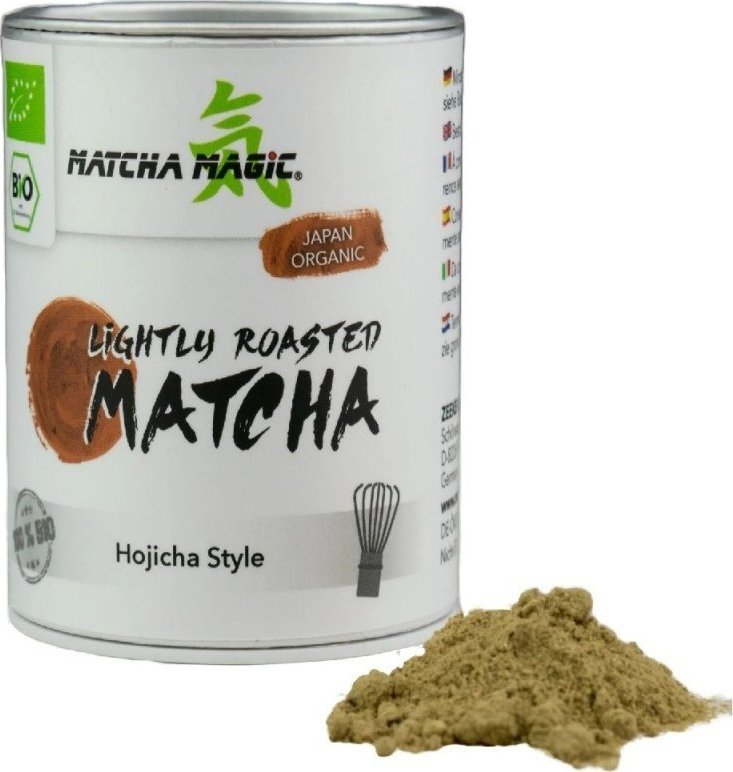 MATCHA MAGIC HERBATA ZIELONA MATCHA LEKKO PRAŻONA A'LA HOJICHA BIO 30 g - MATCHA MAGIC 1