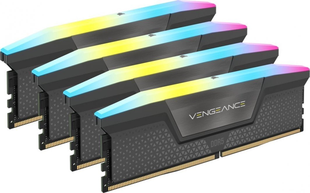 Pamięć Corsair Vengeance RGB, DDR5, 32 GB, 5600MHz, CL36 (CMH64GX5M4B5600Z36) 1