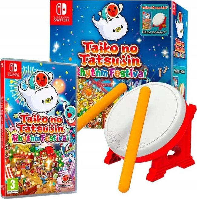 Gra Switch Taiko Tatsujin Rhythm Festival Collection 1