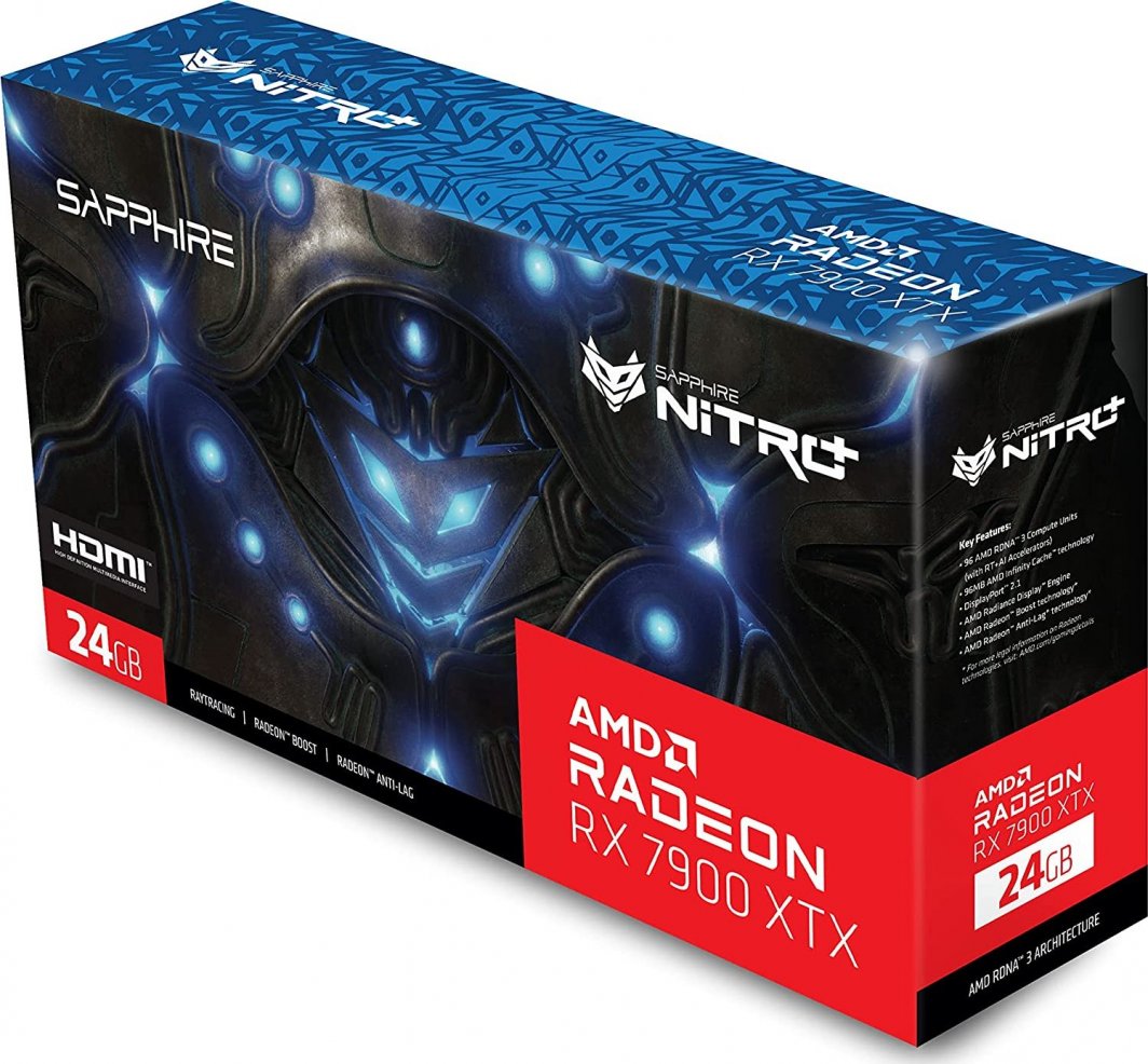 Sapphire Nitro+ Radeon RX 7900 XTX Vapor-X 24GB GDDR6 (11322