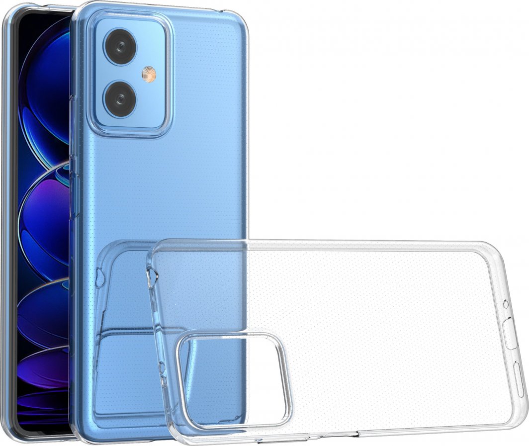 Hurtel Ultra Clear 0.5mm etui Xiaomi Poco X5 5G / Redmi Note 12 5G cienki pokrowiec przezroczyste 1