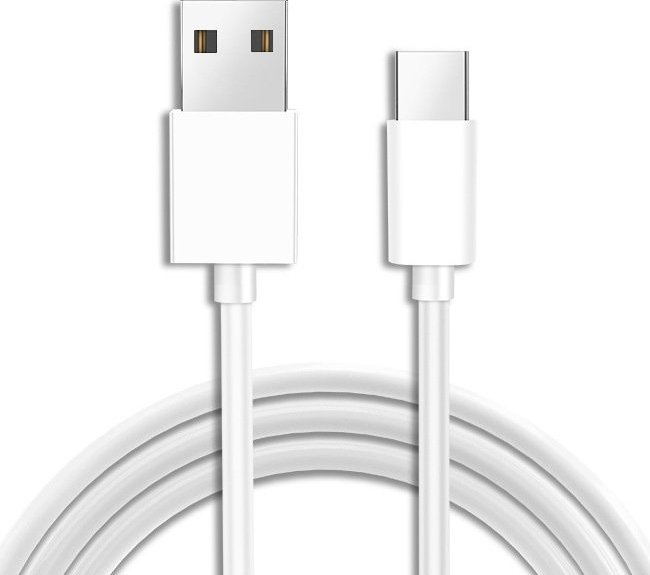 Kabel USB KABEL - USB NA TYP C - DŁUGA KOŃCÓWKA 8MM BIAŁY (FAST CHARGE) 1