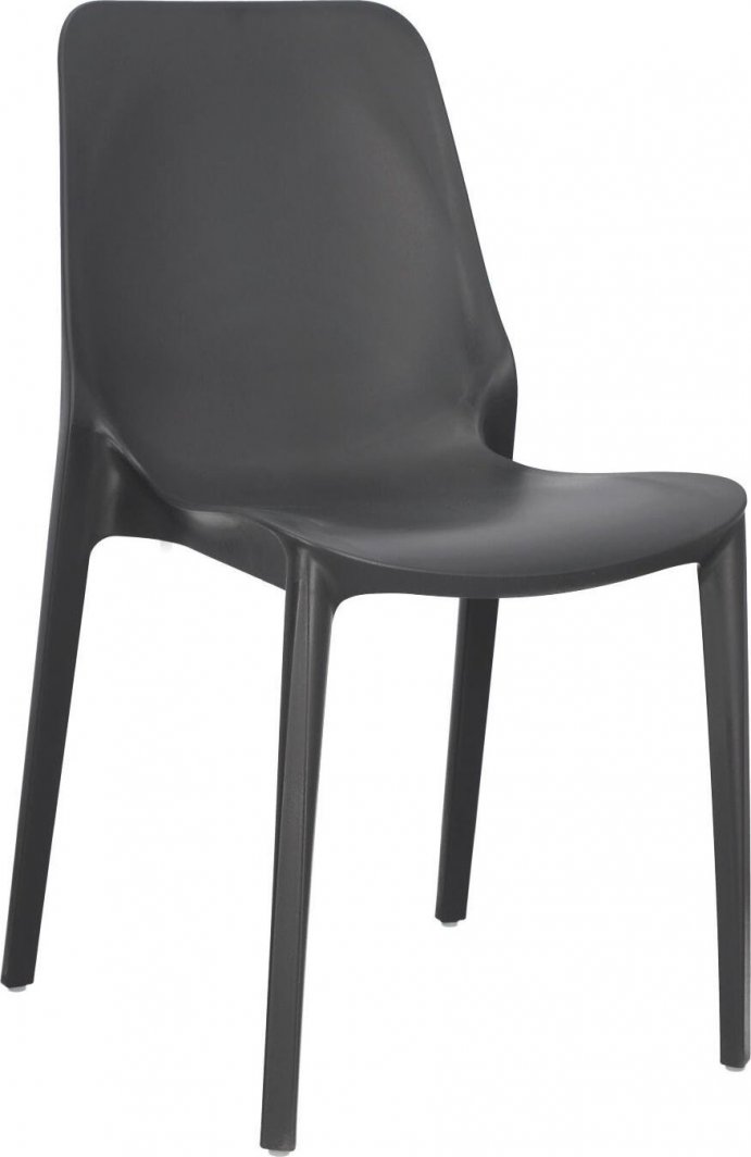 SCAB Design Krzesło Ginevra antracytowe z tworzywa 1