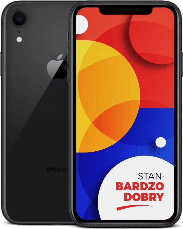 Smartfon Apple Apple iPhone XR Black 128GB Smartfon - Stan Bardzo Dobry 1