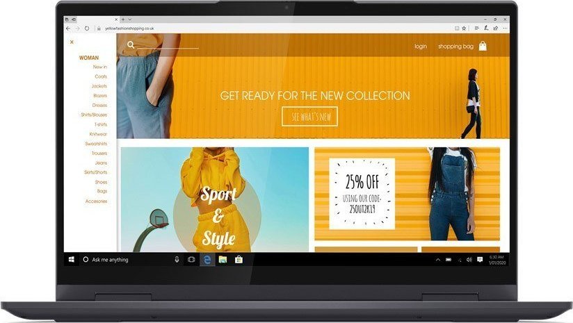 Laptop Lenovo Lenovo Yoga 7 14ITL5 Intel Core i5-1135G7 14" FHD IPS 300nits Glossy 16GB Soldered DDR4-3200 512GB SSD M.2 2242 PCIe 3.0x4 NVMe Intel Iris Xe Graphics Windows 11 Home 64 Slate Grey 1