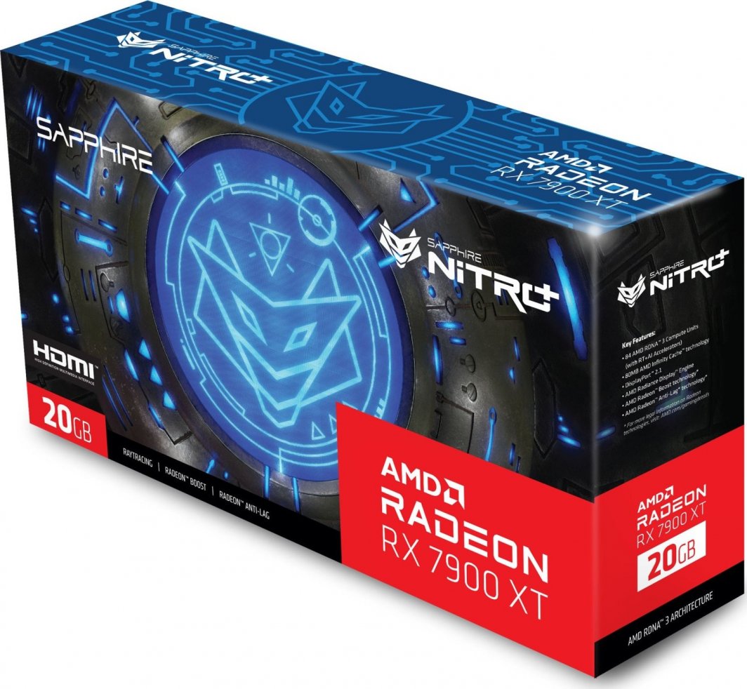 Sapphire Nitro+ Radeon RX 7900 XT Vapor-X 20GB GDDR6 (11323