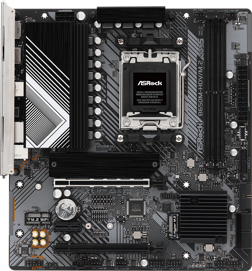 ASRock B650M-H/M.2+ & ASUS B650M-E ジャンク！ ASRock B650M-H/M.2+ WiFi DDR5,Socket AM5 mATX Motherboard