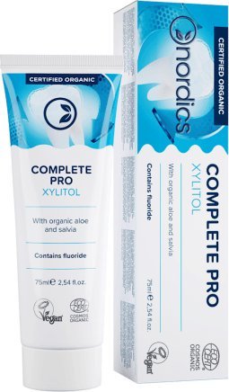 Nordics PASTA DO ZĘBÓW COMPLETE PRO Z FLUOREM ECO 75 ml - NORDICS 1
