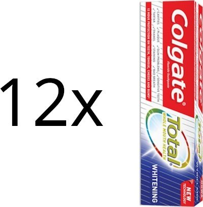 Colgate 12x COLGATE  Pasta Do Zębów -  Total Wybielanie - 75 Ml 1
